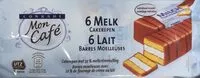 Mängden socker i Mon Café 6 Lait Barres Moelleuses