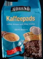 Mängden socker i Kaffeepads