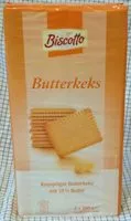 Mängden socker i Vollkorn-Butterkeks
