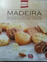 Mängden socker i MADEIRA gebäck-variationen