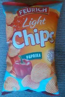 Mängden socker i Light Chips Paprika