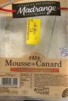 Mängden socker i Mousse de canard
