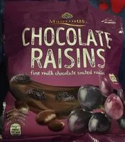Mängden socker i Chocolate raisins