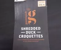 Mängden socker i Shredded duck croquettes