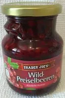 Mängden socker i Wild-Preiselbeeren