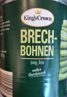 Mängden socker i Bohnen Brechbohnen