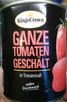 Mängden socker i Tomaten geschält