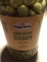 Mängden socker i Junge Große Bohnen