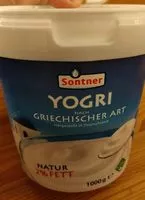 Mängden socker i Sahnejoghurt nach griechischer Art