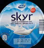 Mängden socker i Skyr Natur