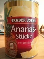 Mängden socker i Ananas Stücke