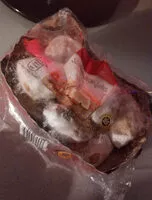 Mängden socker i Stollenkonfekt mit Marzipanfüllung