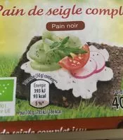 Mängden socker i Pain de seigle complet ( pain noir )
