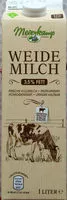 Mängden socker i Weide milch