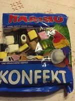 Mängden socker i Haribo Konfekt