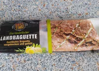 Mängden socker i gartenkräuter Landbaguette