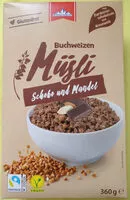 Mängden socker i Buchweizen Müsli Schoko und Mandel