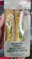 Mängden socker i Fromage Wensleydale et chutney de carotte
