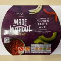 Mängden socker i Gluten Free Chicken Fajita Wrap