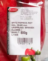 Mängden socker i Spitzpaprika