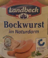 Mängden socker i Bockwurst im Naturdarm