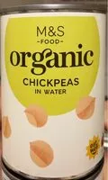 Mängden socker i Chickpeas in water
