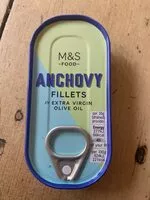 Mängden socker i anchovy fillets