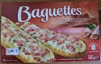 Mängden socker i Baguettes Schinken