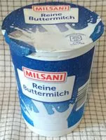 Mängden socker i Reine Buttermilch