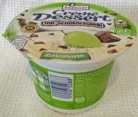 Mängden socker i Creme Dessert mit Schokoraspeln - Zabaione