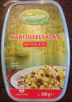 Mängden socker i Kartoffelsalat mit Joghurt