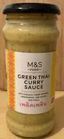 Mängden socker i Green thai curry sauce