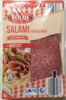 Mängden socker i Salami Geräuchert