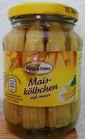 Mängden socker i Maiskölbchen