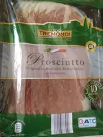 Mängden socker i Prosciutto