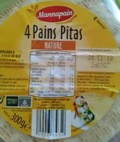Mängden socker i 4 pains Pitas