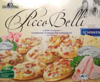 Mängden socker i Picco Belli Mini-Pizzen Schinken