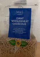 Mängden socker i Giant wholewheat couscous