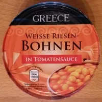 Mängden socker i Weiße Riesenbohnen in Tomatensauce