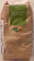 Mängden socker i Wholewheat couscous