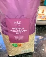 Mängden socker i Basmati wholegrain rice