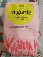 Mängden socker i Organic plain white flour