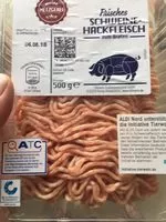 Mängden socker i Frisches Schweinehackfleisch zum Braten