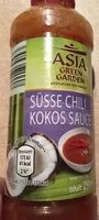 Mängden socker i süße Chili Kokos Sauce