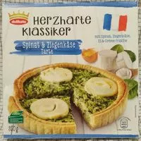 Mängden socker i Herzhafte Klassiker Spinat & Ziegenkäse Tarte