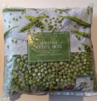 Mängden socker i British Petits Pois
