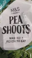 Mängden socker i Pea shoots