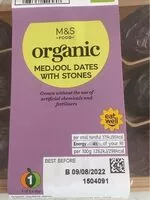 Mängden socker i Organic medjool Dates