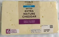 Mängden socker i Extra mature cheddar