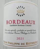 Mängden socker i Baron Philippe de Rothschild Bordeaux